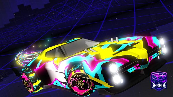 A Rocket League car design from est-oc31