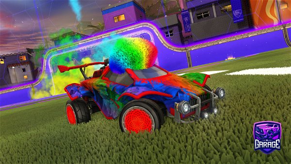 A Rocket League car design from bendyrhino