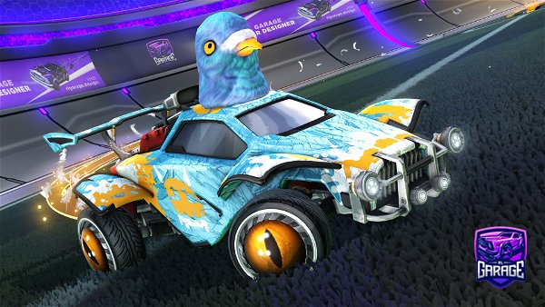 A Rocket League car design from Misha76_