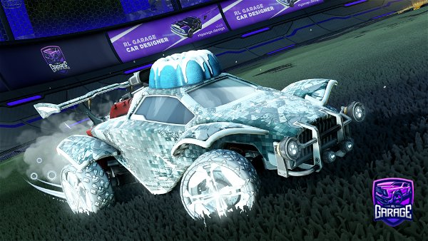 A Rocket League car design from abspielen