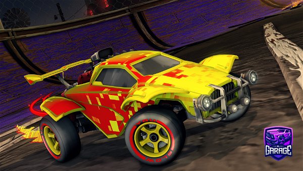 A Rocket League car design from bendyrhino