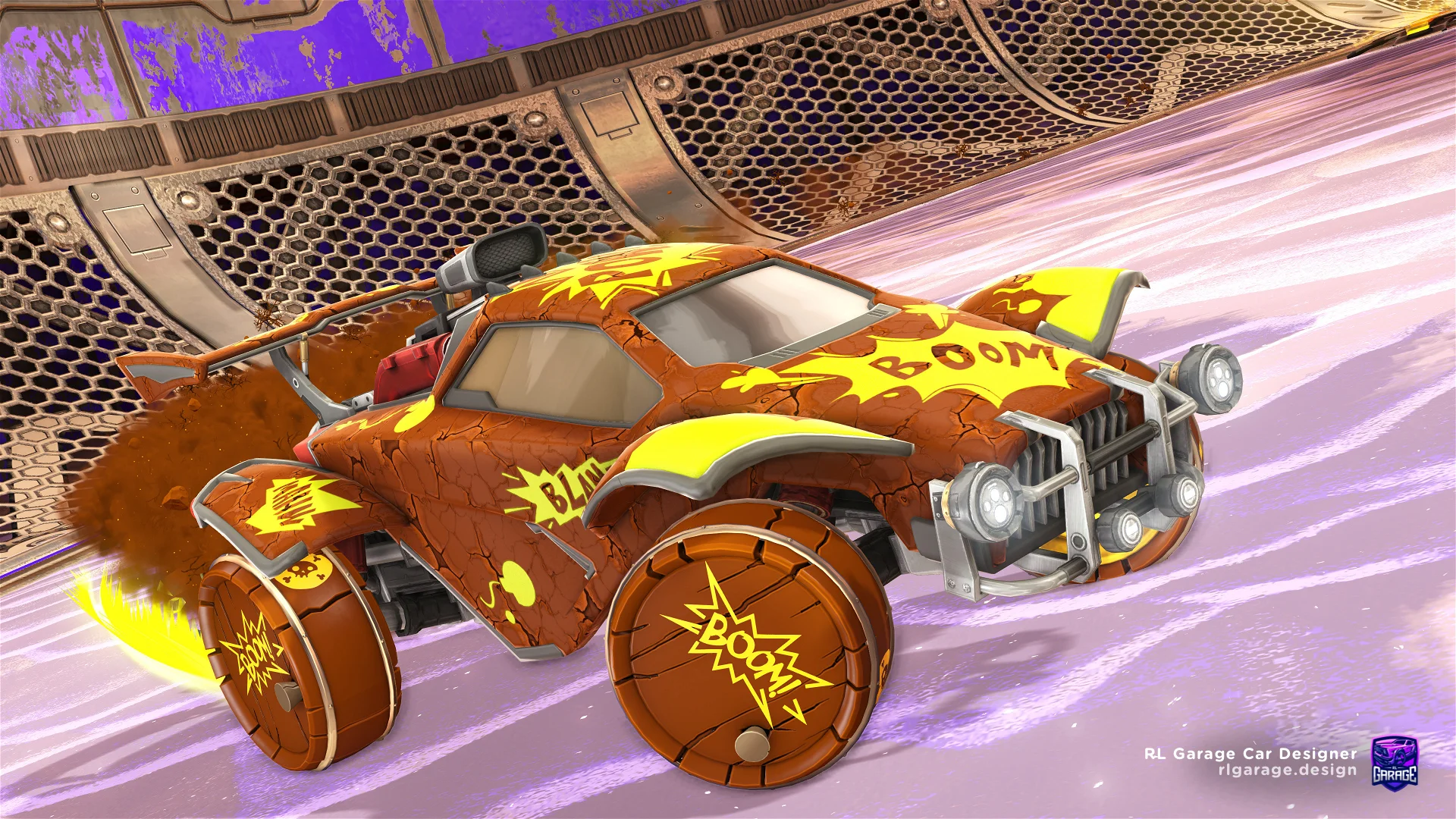 A Rocket League car design by est-oc31