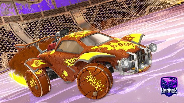 A Rocket League car design from est-oc31