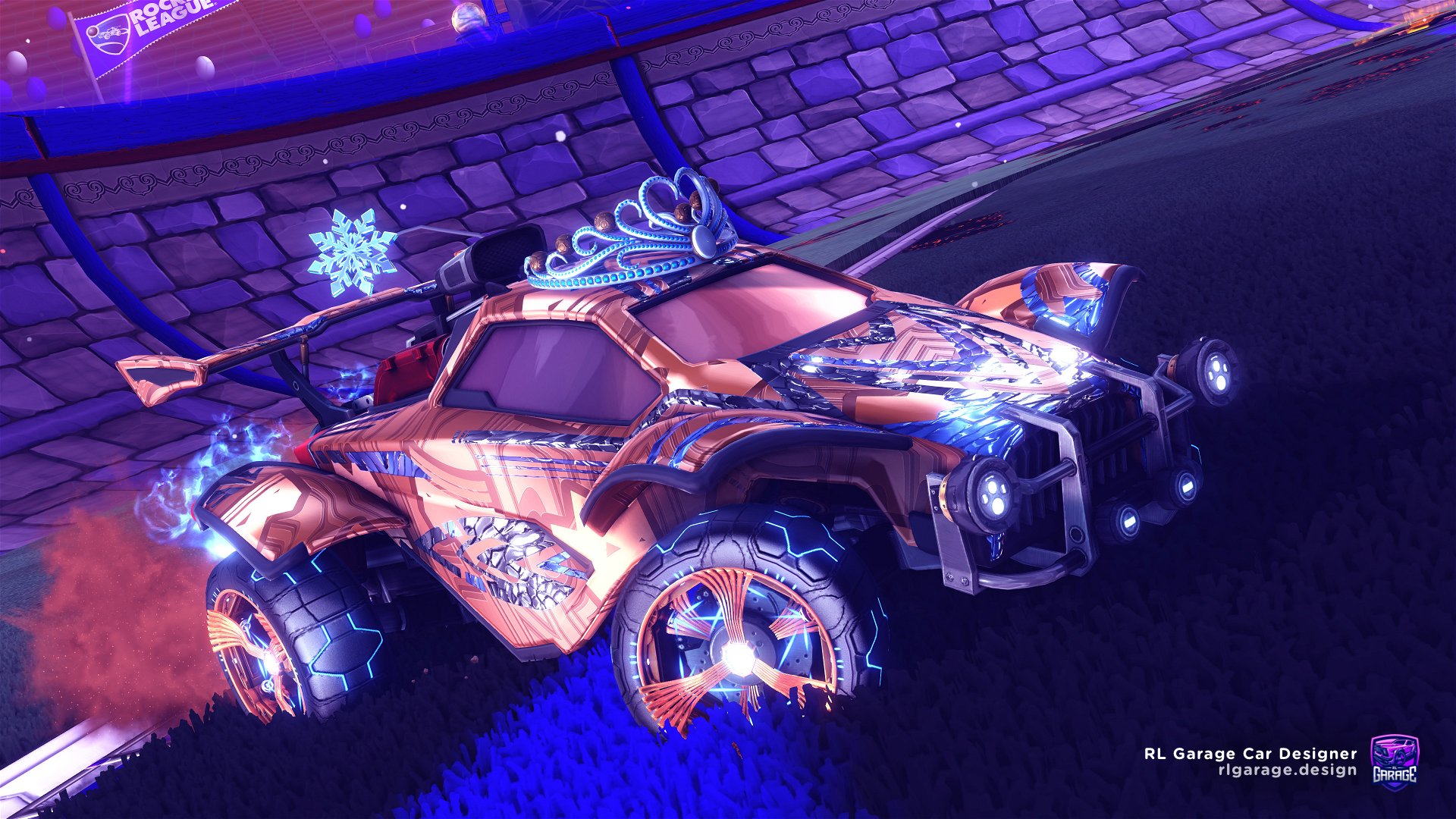A Rocket League car design by abspielen