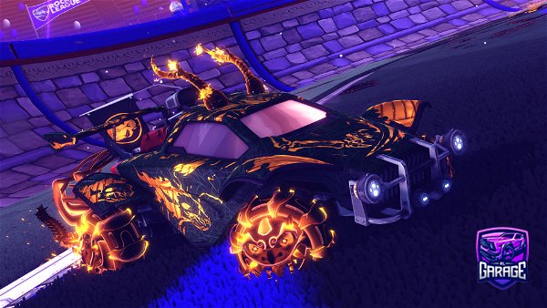 A Rocket League car design from est-oc31