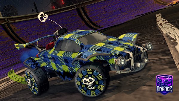 A Rocket League car design from est-oc31