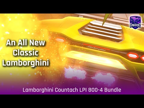 Rocket League's All New Classic Lamborghini Countach